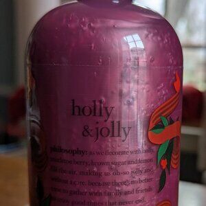 Philosophy shampoo, shower gel, bubble bath.  16 oz.  Holly & Jolly